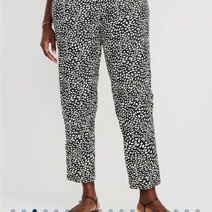 High-Waisted Soft Taper Pants